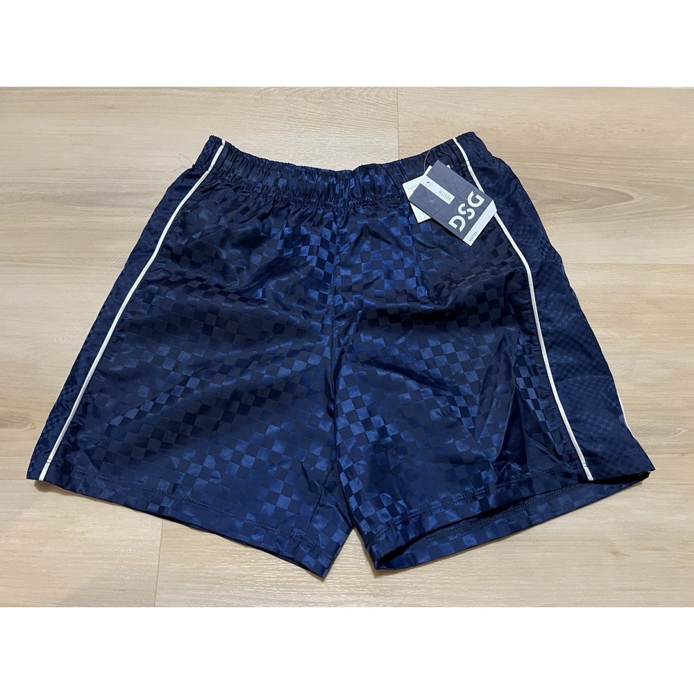 NWT DSG Woven Soccer Shorts Performance Boys Youth Sports Large‎ Navy Blue Nylon